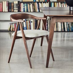 Ercol Lugo Dining Chair with Arms - thumbnail 1
