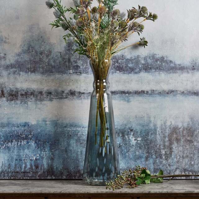 Glass Royal Vase in Full Luster and Cheena Grey - Large - image 1