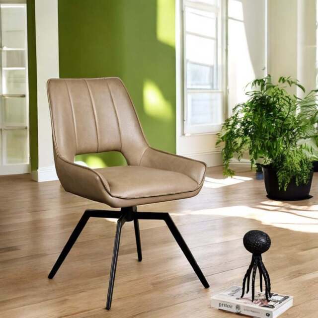Lily Mushroom Brown Dining Chair - image 1