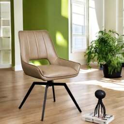 Lily Mushroom Brown Dining Chair - thumbnail 1