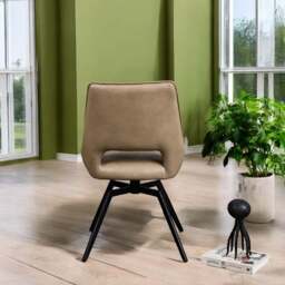 Lily Mushroom Brown Dining Chair - thumbnail 3