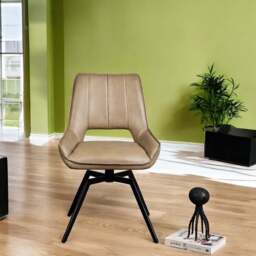 Lily Mushroom Brown Dining Chair - thumbnail 2