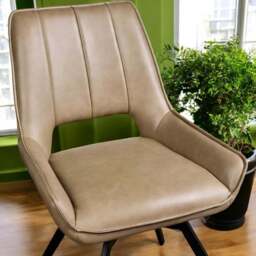 Lily Mushroom Brown Dining Chair - thumbnail 5