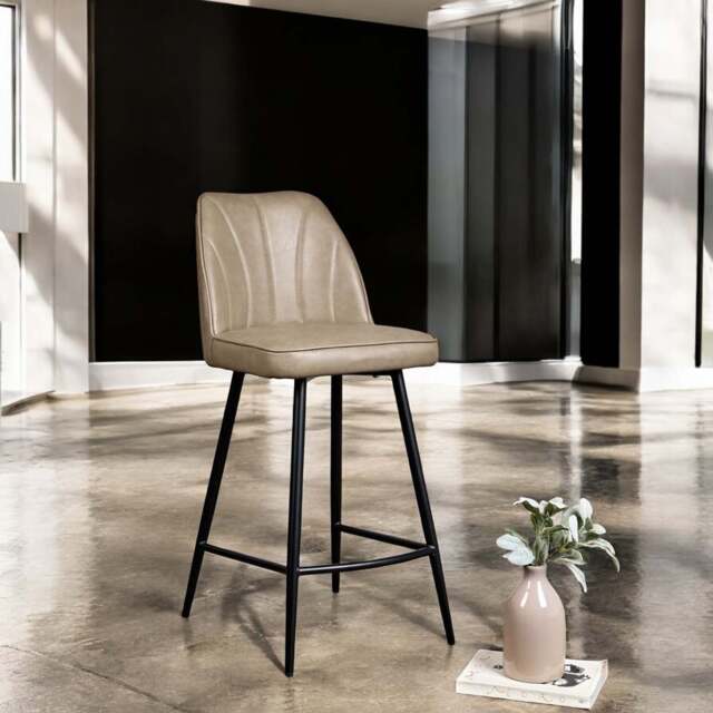 Walton Bar Stool - Mushroom Brown - image 1