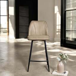 Walton Bar Stool - Mushroom Brown - thumbnail 2