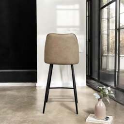 Walton Bar Stool - Mushroom Brown - thumbnail 3