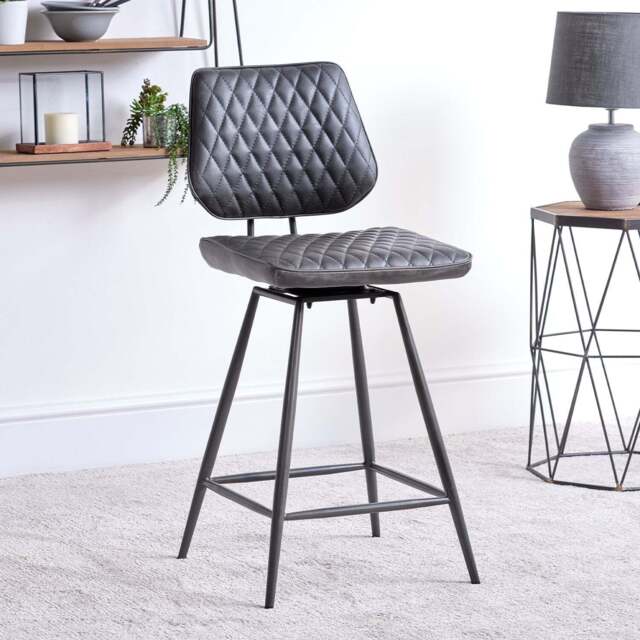 Digby Bar Stool - Grey - image 1
