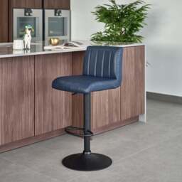 George Bar Stool in Blue - thumbnail 1