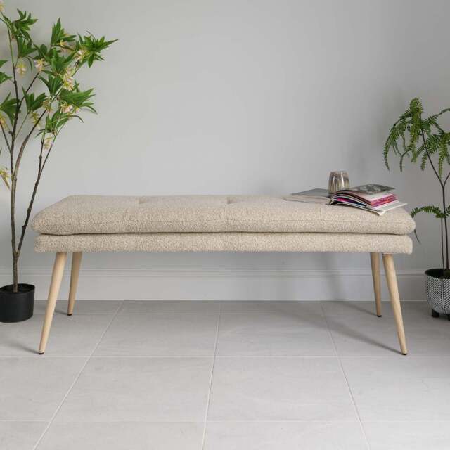 Sloane Flat Bench 140cm Cloud - image 1