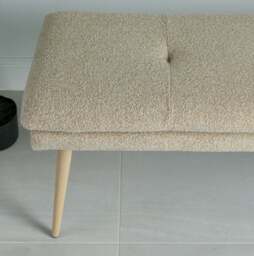 Sloane Flat Bench 140cm Cloud - thumbnail 3