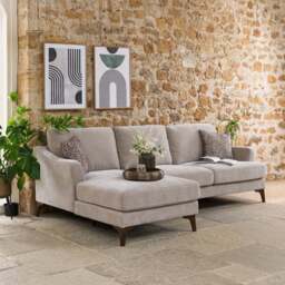 Willow 2 Seater with Left Hand Chaise in Mushroom - thumbnail 3