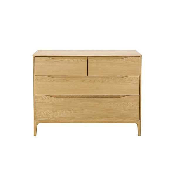 Ercol 3283 Rimini 4 Drawer Low Wide Chest - image 1