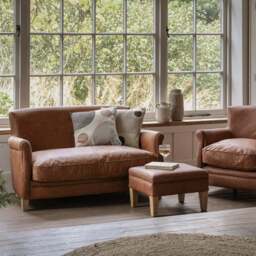 Mr. Paddington Sofa Vintage Brown Leather - thumbnail 1