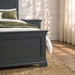 Provence King size Bedframe in Black - thumbnail 2