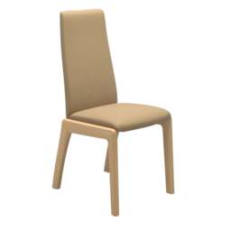 Stressless Laurel High Back Dining Chair with Traditional Base - thumbnail 2
