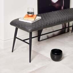 Ripley Flat Bench - Grey - thumbnail 3