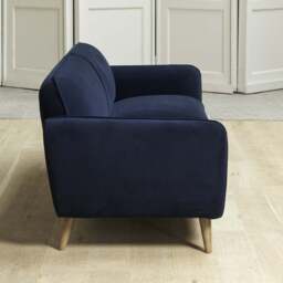 Tamar 3 Seater Sofa in Dark Blue - thumbnail 4