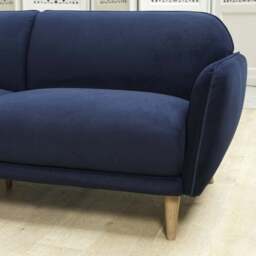 Tamar 3 Seater Sofa in Dark Blue - thumbnail 6