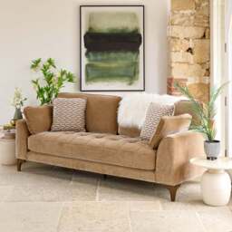 Hartpury 3 Seater Sofa in Taupe - thumbnail 3