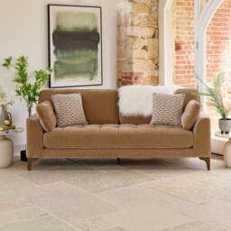 Hartpury 3 Seater Sofa in Taupe - thumbnail 4