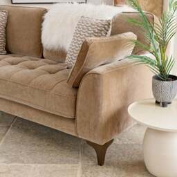 Hartpury 3 Seater Sofa in Taupe - thumbnail 5