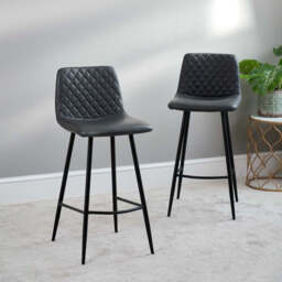 Ripley Bar Stool - Grey (Set of 2) - thumbnail 1