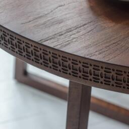 Boho Retreat Round Dining Table - thumbnail 3