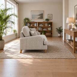 Eastbourne 2 Seater Sofa in Grey Stripe with Grey Stripe Cushions - thumbnail 3