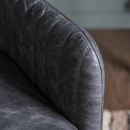 Curie Swivel Chair Antique Ebony - thumbnail 2