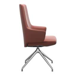 Stressless Vanilla High Back Dining Chair with Cross Base - thumbnail 5