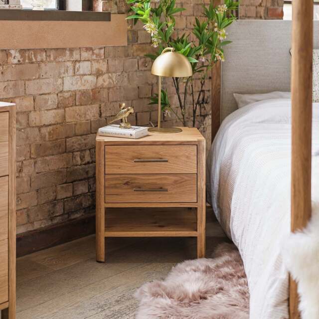 Maitland 2 Drawer Bedside Chest - image 1