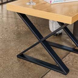 Jupiter Smoked Oak Lamp Table - thumbnail 4