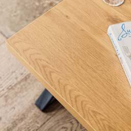 Jupiter Smoked Oak Lamp Table - thumbnail 6
