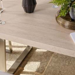Neptune 180cm Dining Table with RHF Corner Bench - Misty - thumbnail 4