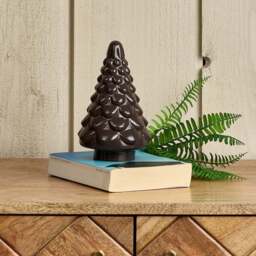 Tree Glass Ornament in Carbon - thumbnail 1