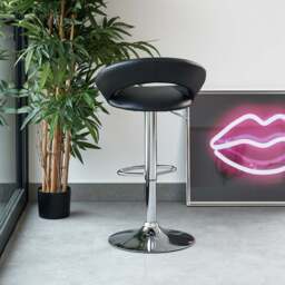 Plump Bar Stool in Black - thumbnail 2