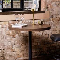 Jupiter Dark Oak Bar Table - thumbnail 2