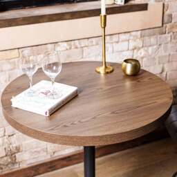 Jupiter Dark Oak Bar Table - thumbnail 4
