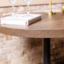 Jupiter Dark Oak Bar Table - thumbnail 3