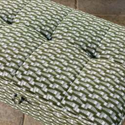 Hartpury Storage Ottoman in Green Maze - thumbnail 5