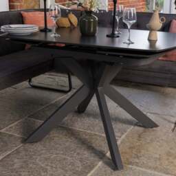 Saturn Dark Grey Motion Table with RHF Frampton Corner Bench - Anthracite - thumbnail 4