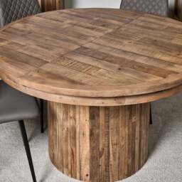 Perth 135-185 Round Extending Dining Table - thumbnail 4