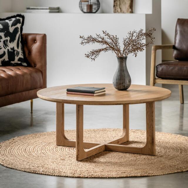 Craft Round Coffee Table Natural - image 1