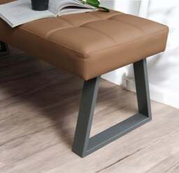 Rubix Low Bench in Tan - thumbnail 4