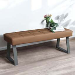 Rubix Low Bench in Tan - thumbnail 1