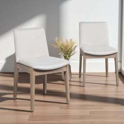 Hampton Dining Chair - Grey (Set of 2) - thumbnail 1