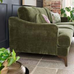 Willow 2 Seater with Right Hand Chaise in Olive Green - thumbnail 4