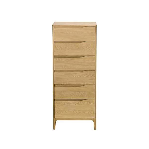 Ercol 3285 Rimini 6 Drawer Tall Chest - image 1