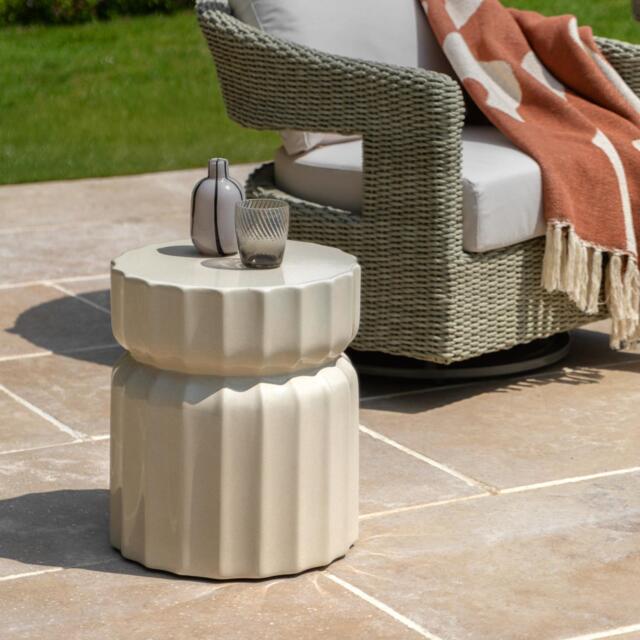 Cirella Side Table Cream - image 1