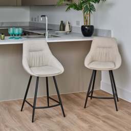 Detroit Natural Counter Chair (Set of 2) - thumbnail 1